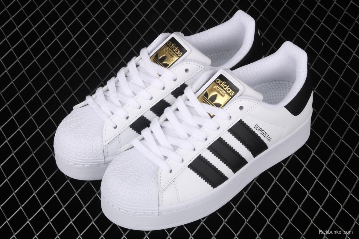 Adidas Superstar FW5771 shell head and thick soles raised casual board shoes