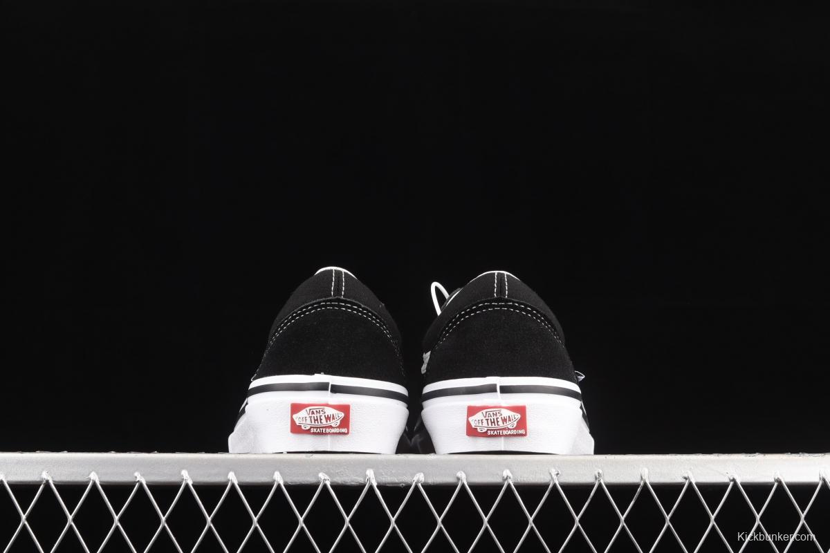 Vans Skate Classics Old Skool Anaheim side checkerboard black and white classic low-top casual board shoes VN0A5FCBY28