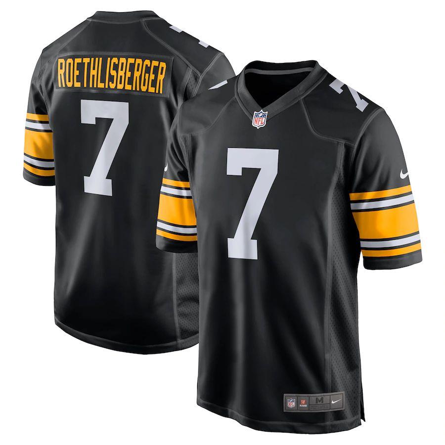 Men's Ben Roethlisberger Black 2018 Player Limited Team Jersey