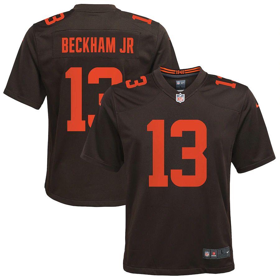 Youth Odell Beckham Jr. Brown Alternate Player Limited Team Jersey