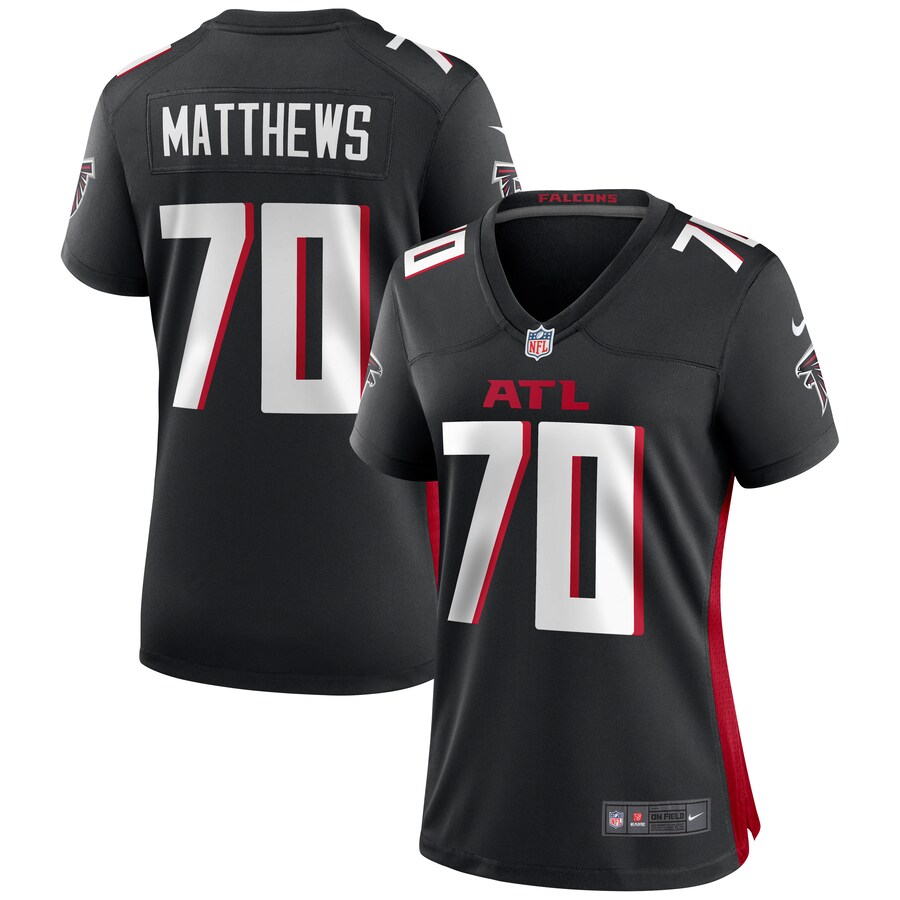 Women's Jake Matthews Black Player Limited Team Jersey