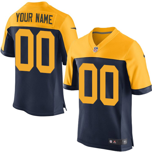 Men's Navy Custom Throwback Elite Team Jersey