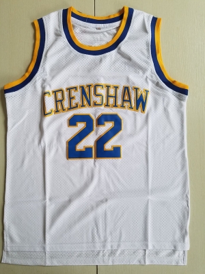 Omar Epps Quincy McCall 22 Crenshaw High School Basketball Jersey Love and Basketball