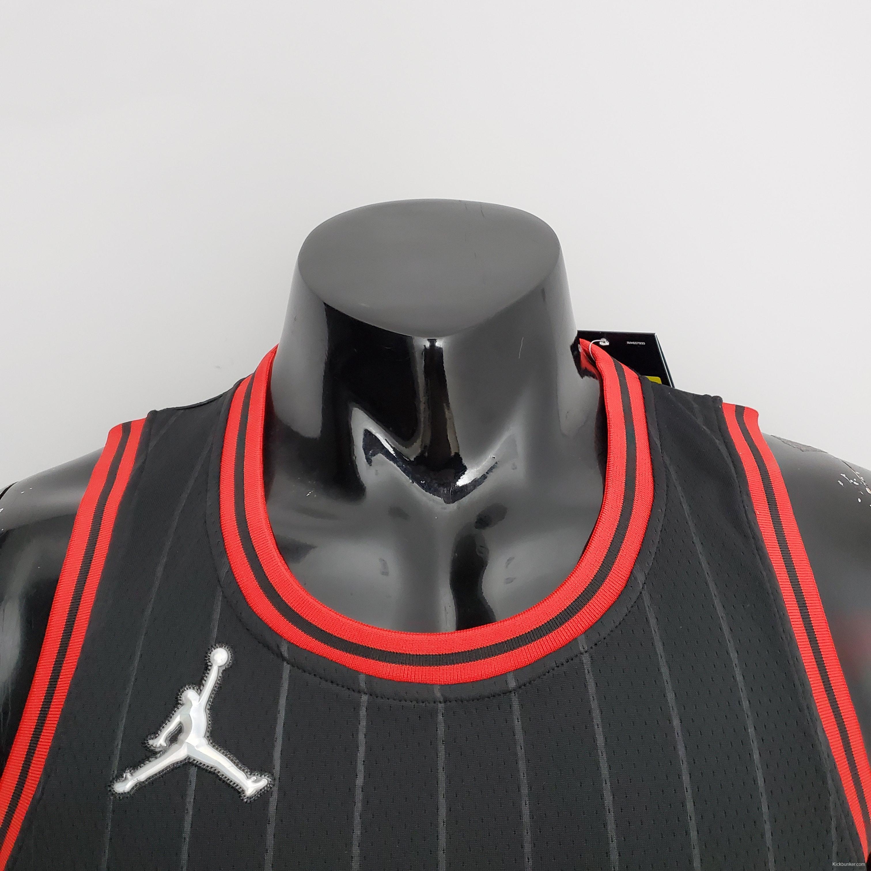 75th Anniversary Jordan #45 Bulls Flyers Black NBA Jersey