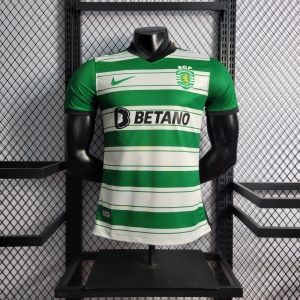 22/23 Player Version Sporting Lisbon Home Soccer Jersey