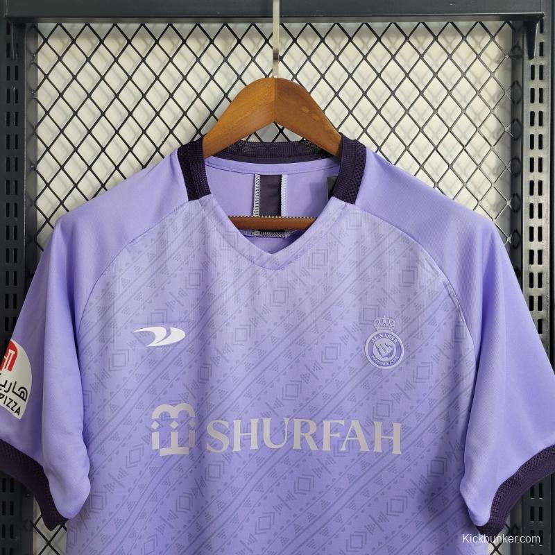 22 23 Al-Nassr FC Forth Purple Jersey