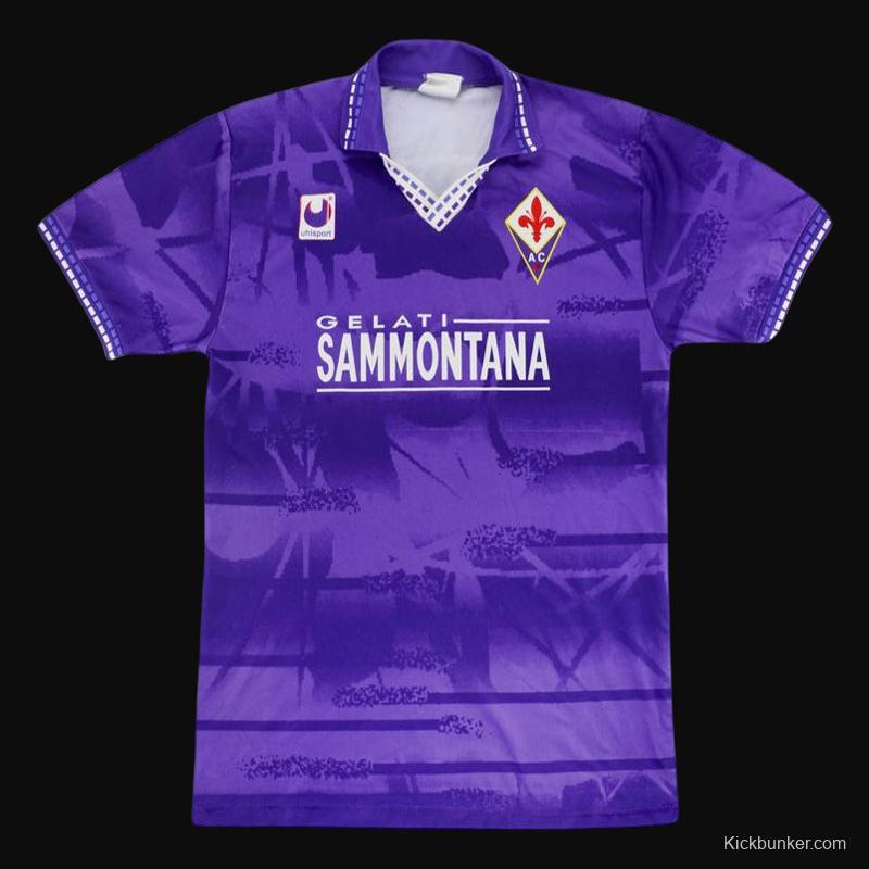 Retro 94/95 Fiorentina Home Jeresy