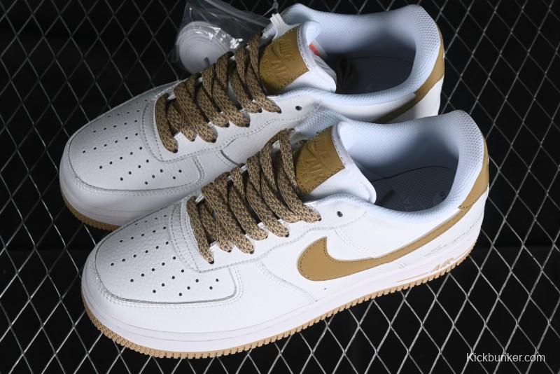 Nike Nocta x Nike Air Force 1 '07 Low "Certified Lover Boy" Khaki Classic Low-Top Casual Sneakers - LO1718-051