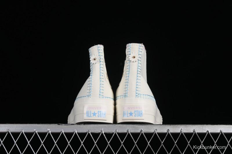 Converse All Star Lift Stitch Daisy Vulcanized Canvas Sneakers - A08731C