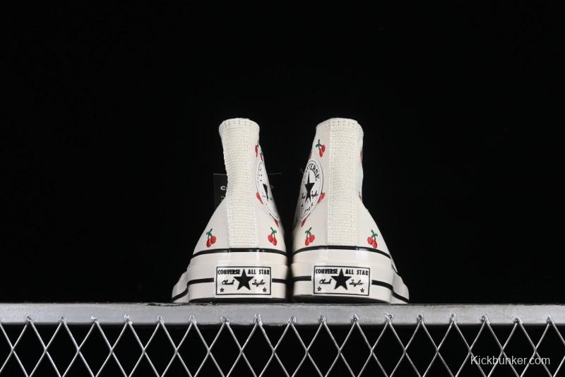 Converse Chuck 1970s Official Cherry Embroidery Canvas Sneakers - A08863C
