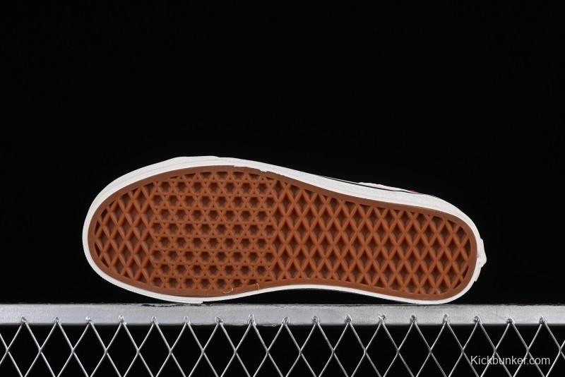 Vans Old Skool Reissue 136 High-End Pink Canvas Vulcanized Shoes with Detachable Lightweight Anti-Fatigue Insole - VN000MT6DWB