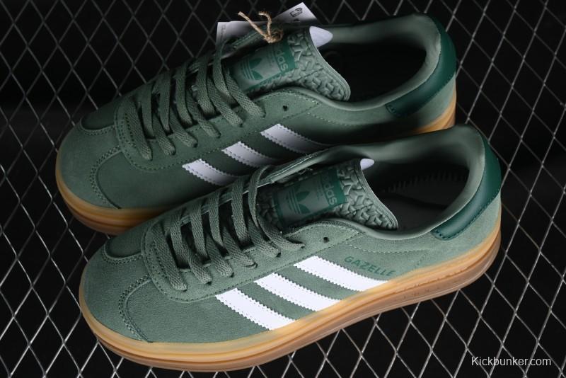 Adidas Originals Gazelle Bold ID6998 Low-Top Sneakers with Thick Sole for Casual Wear, Slip-Resistant and Durable