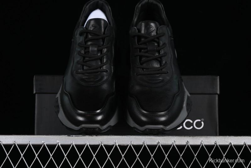 Ecco Pure Color Block Slip-Resistant耐磨耐磨运动鞋 41522801001