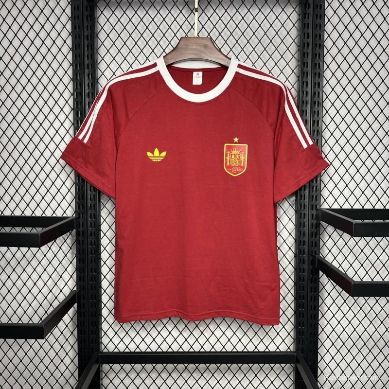 2024 Spain Euro Red Special Jersey