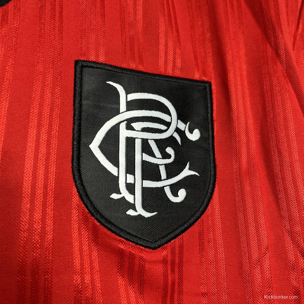 Retro 95/96 Glasgow Rangers Away White/Red Jersey