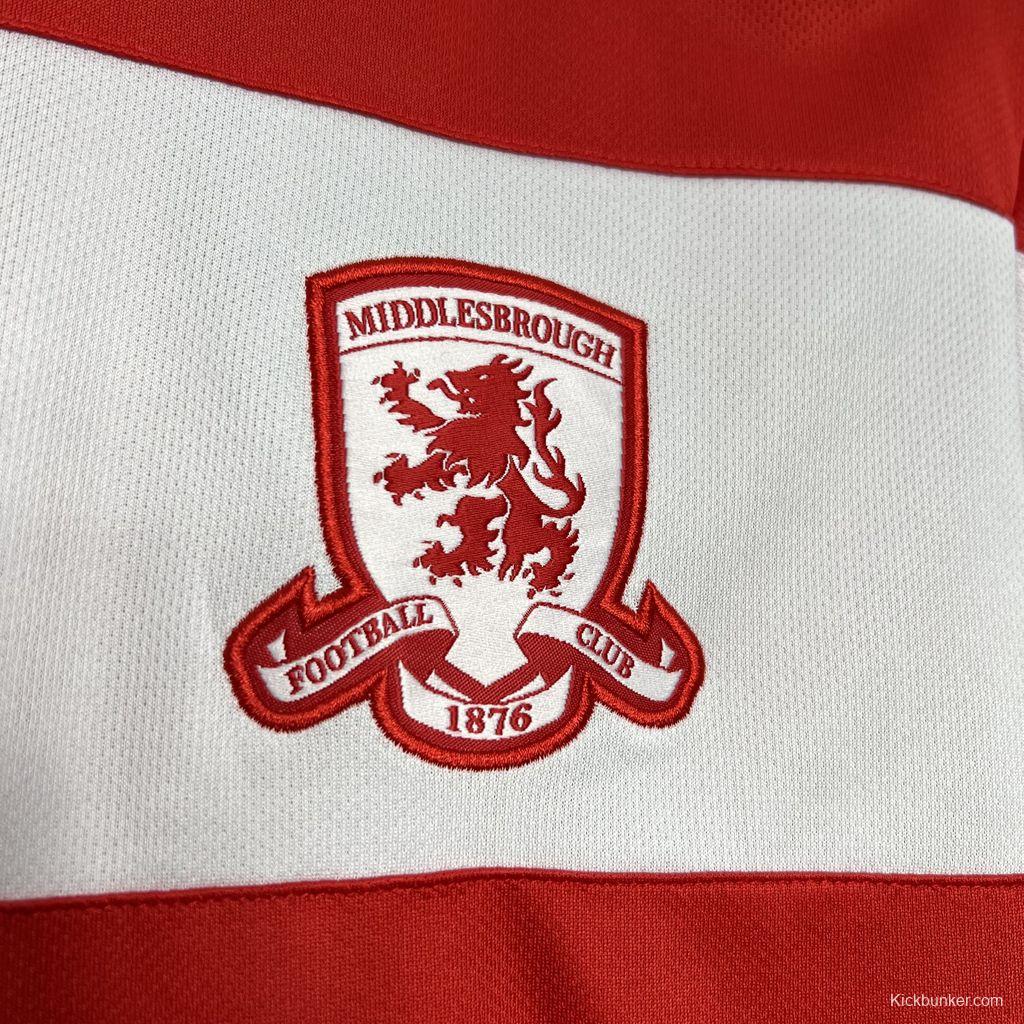 24/25 Middlesbrough Home Jersey