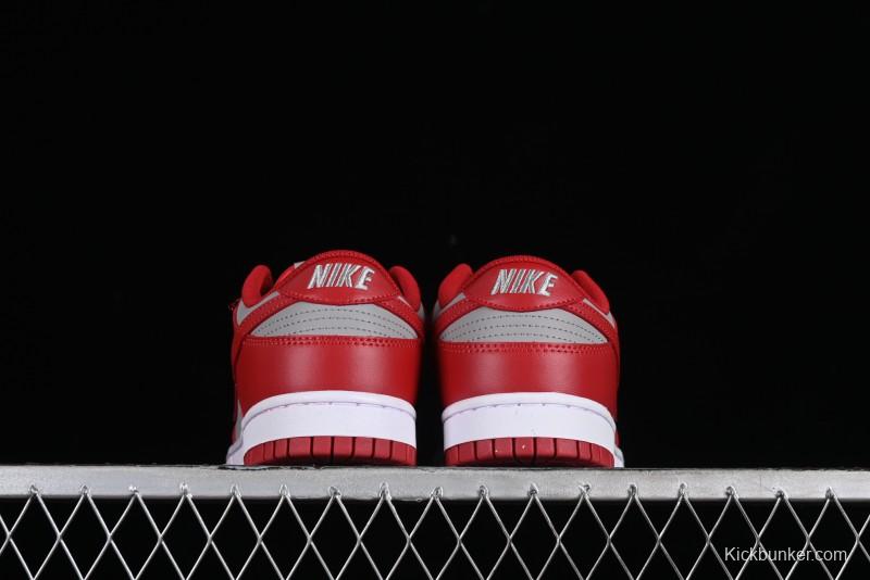 Nike SB Dunk Low Grey Red Colorway Low-Top Casual Skateboarding Shoes - CW1590-0002
