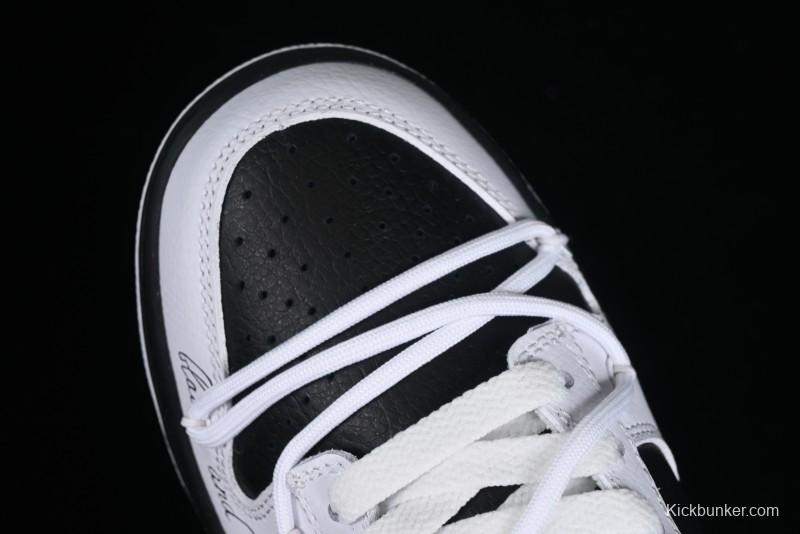 Nike Dunk Low Reverse Panda Graffiti Color SB Lace-Up Low-Top Casual Skate Shoes - FD9064-011