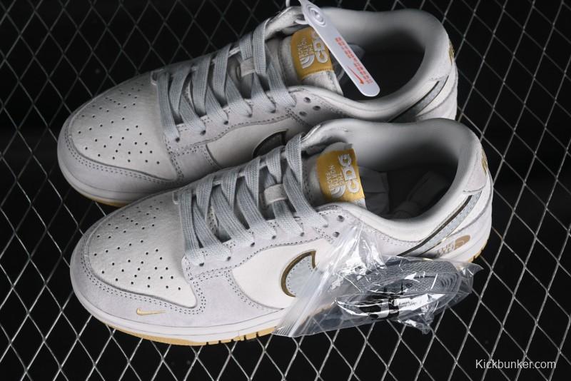 Nike Dunk Low The North Face CDG Collaboration - Gold SB Low Top Skate Shoes - DQ1098-337