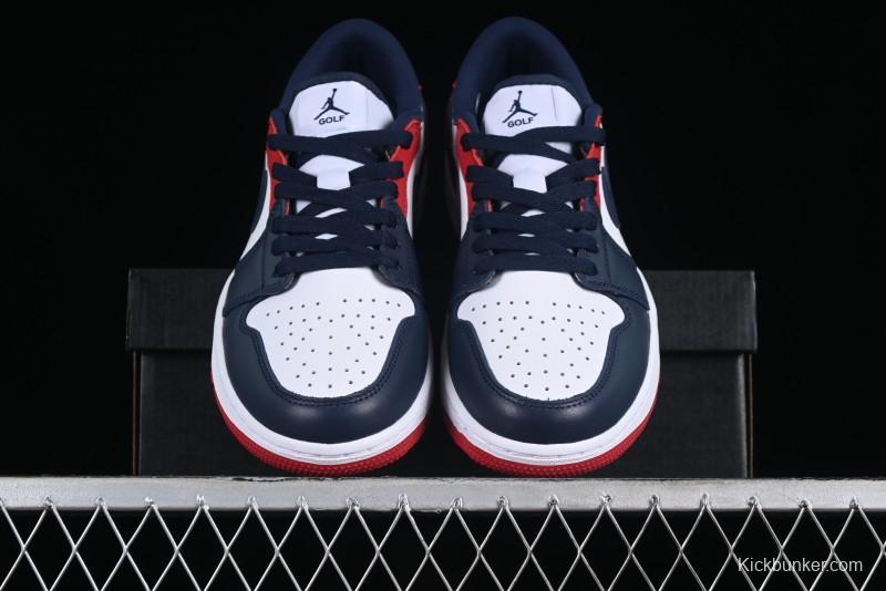 Nike Air Jordan 1 Low Golf Shoes Black Toe - DD9315-113