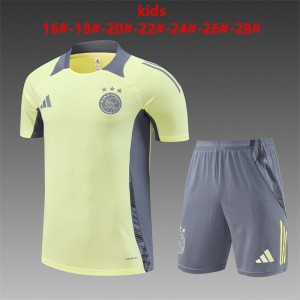 24/25 Kids Juventus Yellow Short Sleeve Jersey+Shorts