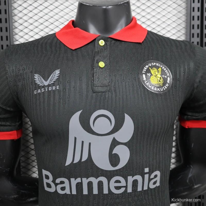 Player Version 24/25 Bayer Leverkusen 120th Anniversary Black Special Jersey