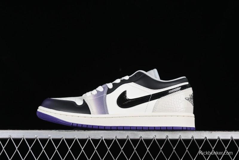 Nike Air Jordan 1 Low "Purple" Casual Sneakers - HF5759-101