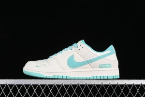 Nike SB Dunk Low Supreme Collaboration - Wheat Green Canvas Anniversary High-End Custom Low-Top Casual Skate Shoes - BB6698-512