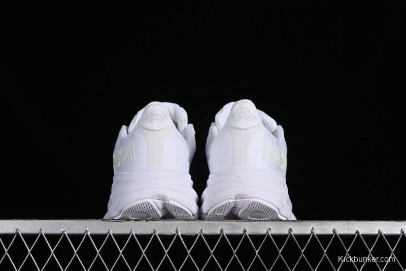 HOKA ONE ONE Bondi 8 Functional Cushioned Running Shoes with Soft EVA Midsole - 1127952 WWH