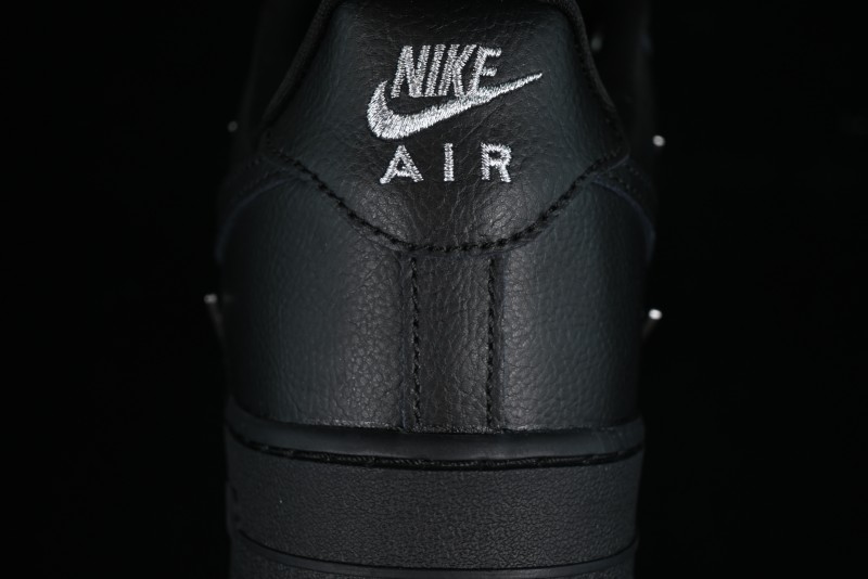 Nike Air Force 1 '07 Low Silver Swoosh Casual Sneakers - HQ1180-001