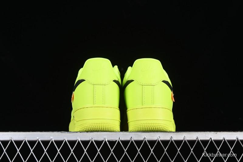Nike Air Force 1 '07 Low Top Casual Sneakers in Firefly Green - FA2407-301