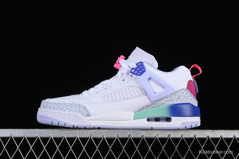 Nike Jordan Spizike Low AJ Hybrid Element Rainbow Colorway Lifestyle Casual Sneakers - HF5758-151