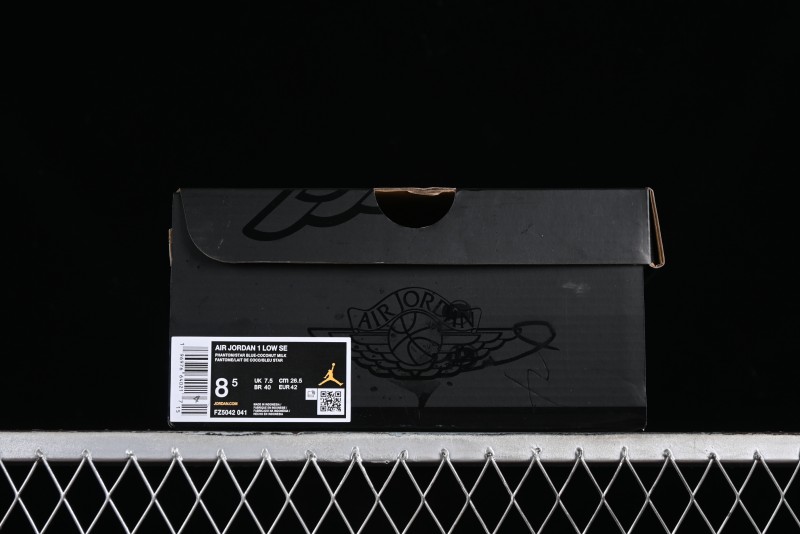 Nike Air Jordan 1 Low AJ1 Customized Low-Top Casual Sneakers - FZ5042-041