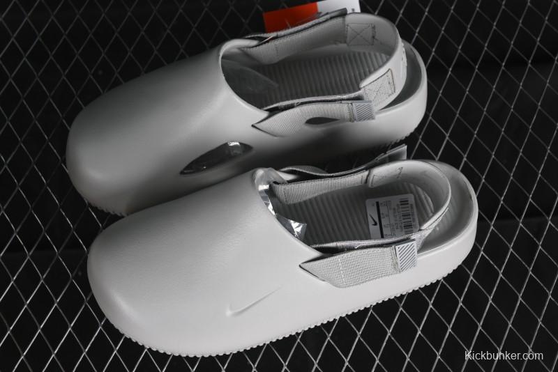 Nike Calm Slide Mule Comfortable Foam Sandals with Textured Footbed - FB2185-100