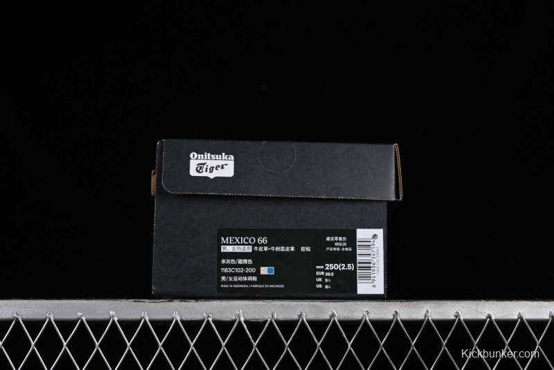 Onitsuka Tiger Mexico 66 Low-Top Leather Sneakers for Casual Running - 1183C102-200