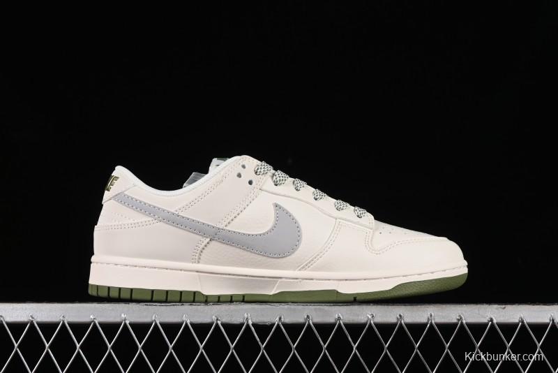 Nike SB Dunk Low Supreme Collaboration - Beige Anniversary High-End Custom Low-Top Casual Sneakers - XX2025-330