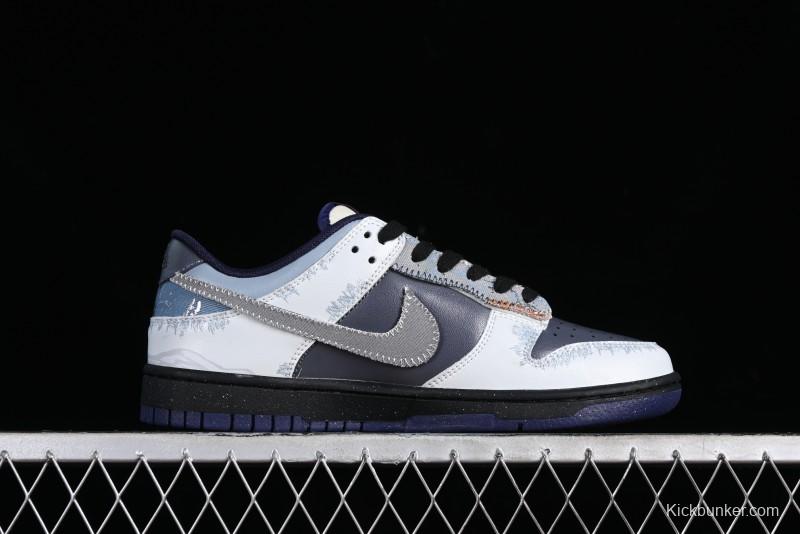 Nike Dunk Low Panda Prank Surf Fishing SB Strap Low-Top Casual Sneakers - FV8106-181