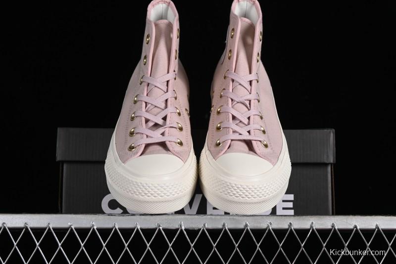 Converse All Star Lift High Top Platform Canvas Sneakers with Chunky Sole - A10431C