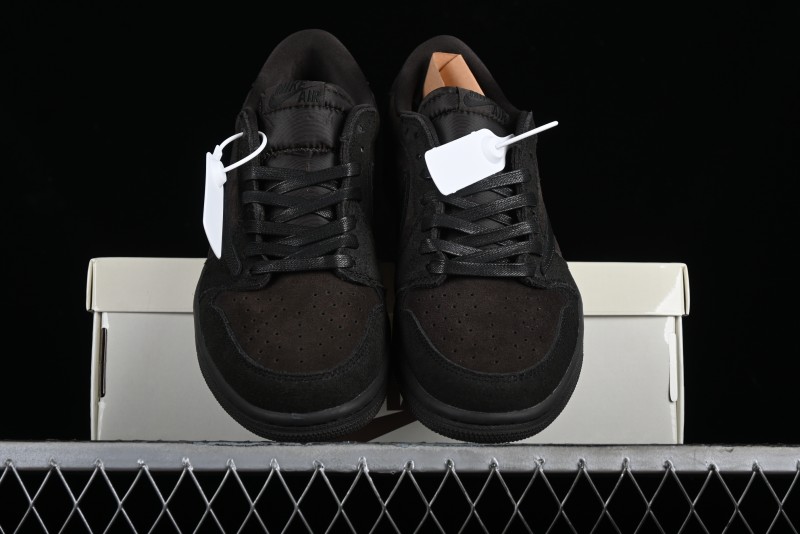 Nike Travis Scott x Air Jordan 1 Low OG AJ1 Reverse Swoosh Sneakers - DM7866-202