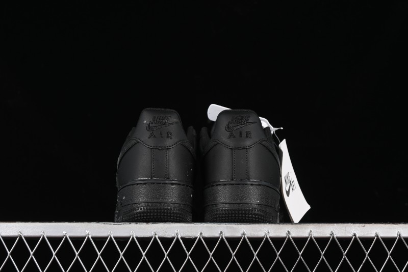 Nike Air Force 1 '07 Low Graffiti Black Silver Anime Hand-Painted Casual Sneakers - CW2288-012