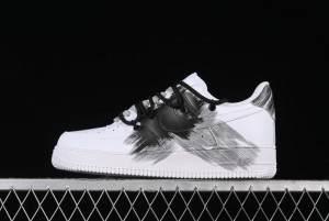 Nike Air Force 1 '07 Low Storm Graffiti Low-Top Casual Sneakers - DD2024-010