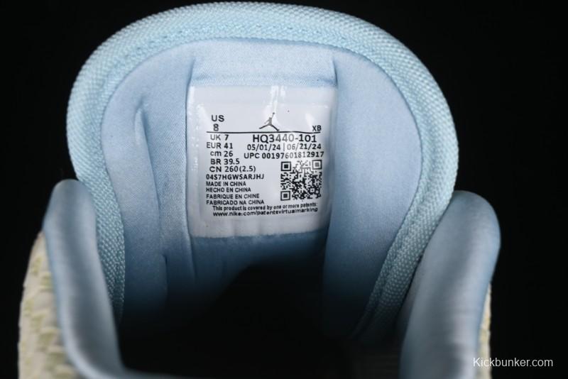 Nike Air Jordan 1 Low Retro Basketball Shoes in Soft Beige with Black Logo Accent - HQ3440-101