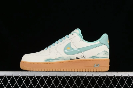 Nike Air Force 1 '07 Low Green Hill Casual Sneakers - XC2351-550