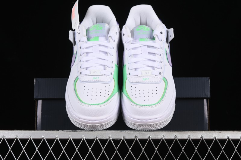 Nike Air Force 1 Shadow Low-Top Sneakers with Lightweight EVA Midsole and Anti-Slip RB Rubber Outsole - CU8591-103