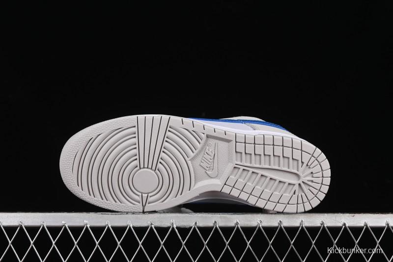 Nike Dunk Low SB Silver Surfer Skateboarding Shoes with Metallic Silver Upper - HF0391-001