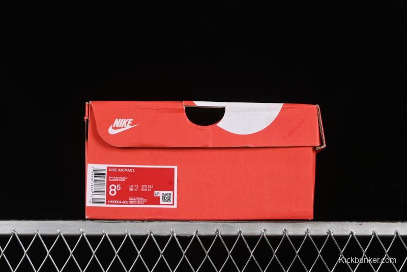 Nike Air Max 1 Retro Running Shoes with Half-Sole Air Cushion - HM9604-400