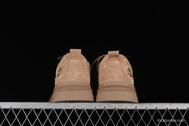 Timberland Low-Top Casual Shoes for Men - Italian Oil-Grained Leather with Anti-Slip Rubber Sole - TB73535SAND