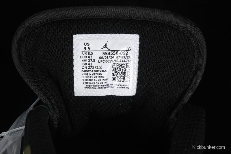 Nike Air Jordan 1 Low "Medium Olive" Retro Casual Sneakers - 553558-092