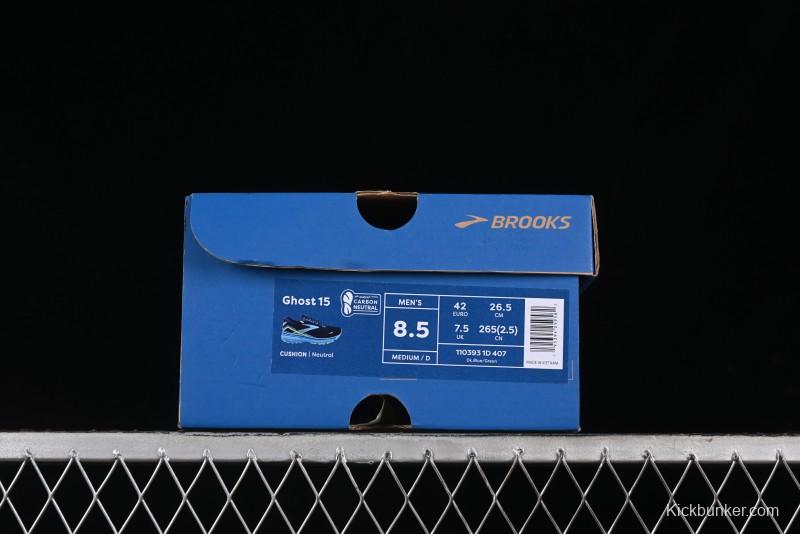 Brooks Ghost 15 Low-Cut Breathable Cushioned Support Running Shoes - 1103931D407