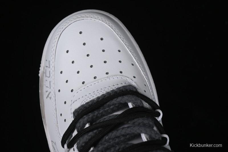 Nike Air Force 1 '07 Low Peace Dove Spray Custom Low-Top Casual Sneakers - ZH0316-031